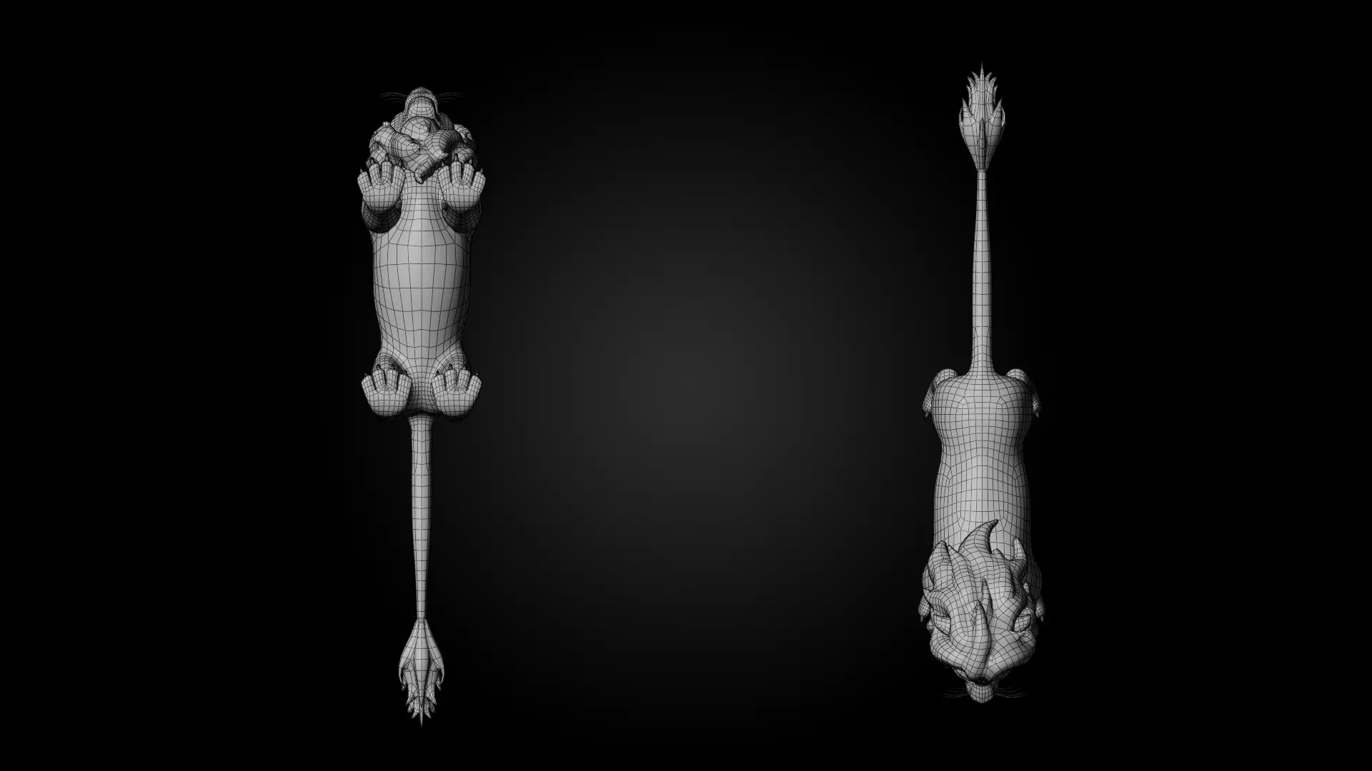 Dark Lion - Stylized Rigged Character from the Lion Pride Series Low-poly 3D model_6