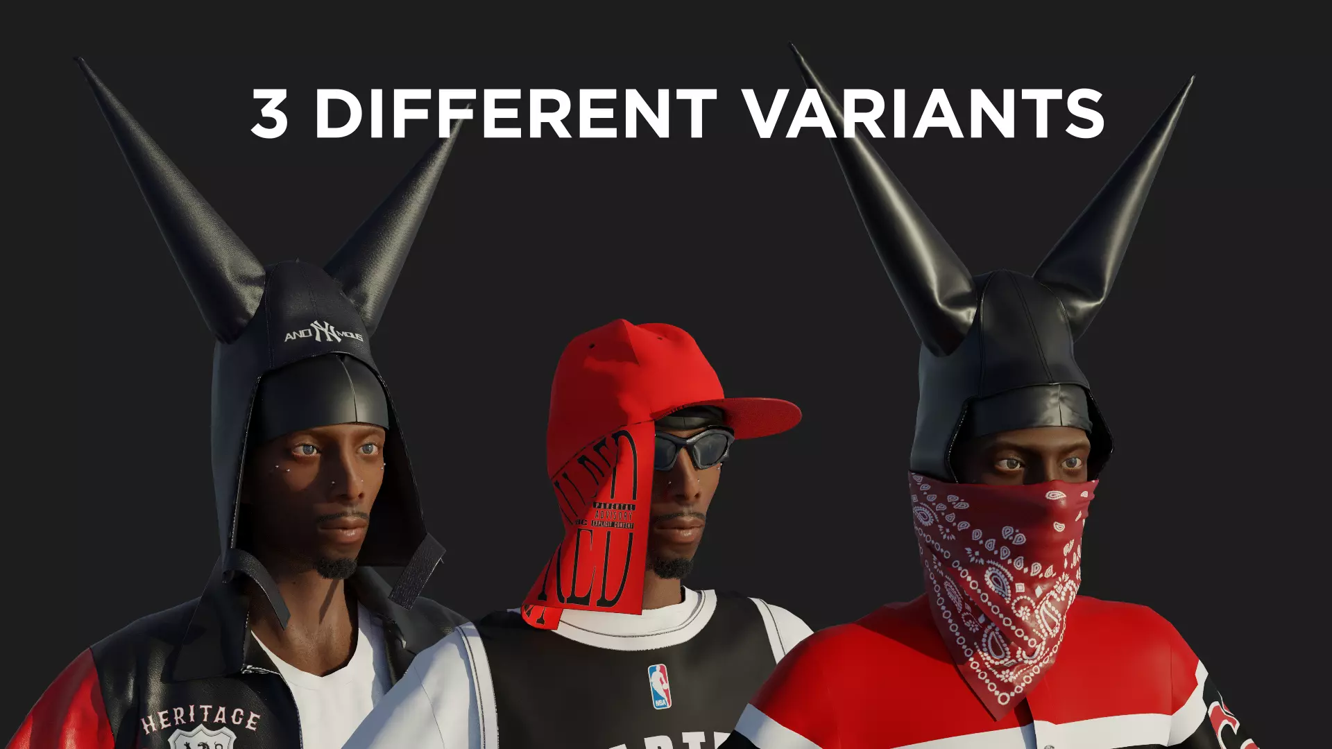 Playboi Carti 3D Model Bundle Fully Rigged with MD Project Files 3D model_1