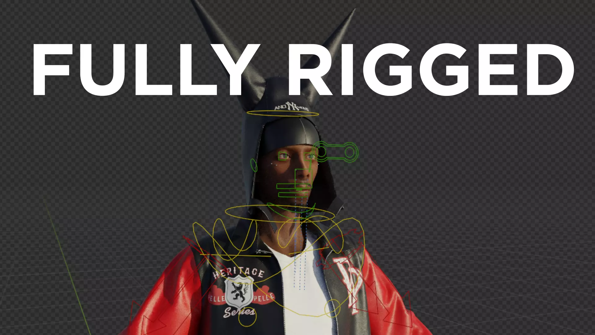 Playboi Carti 3D Model Bundle Fully Rigged with MD Project Files 3D model_2