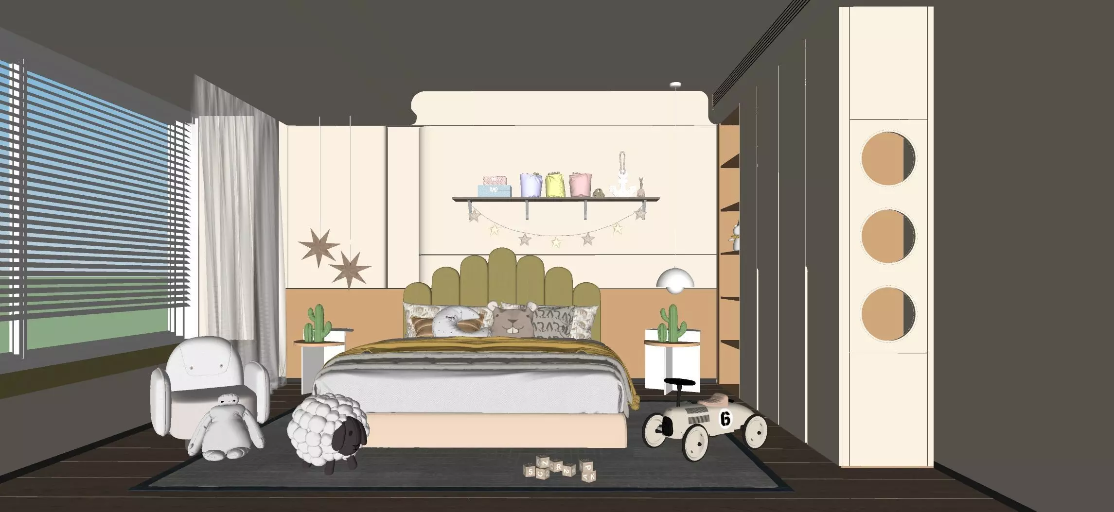 children   room 3D model_6