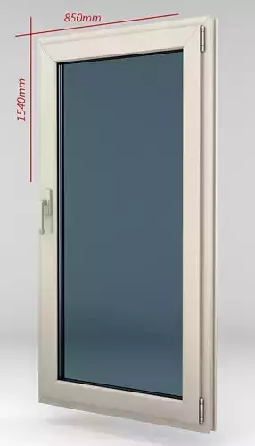 Plastic casement window 03
