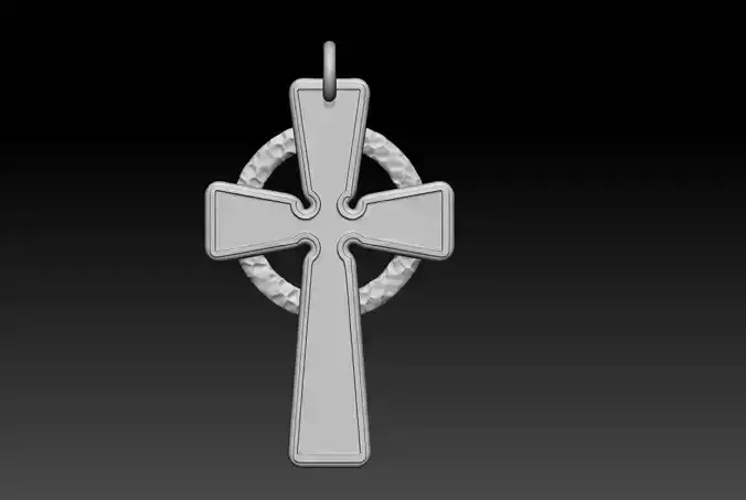 Cross Pendant 3D Printable Model