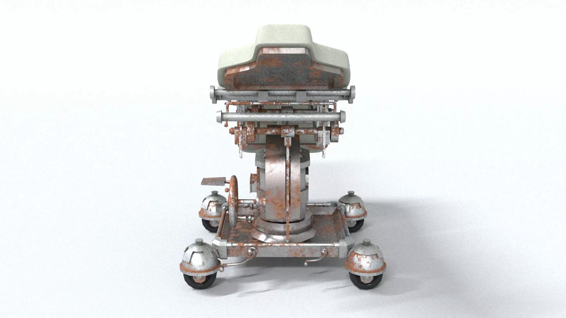 laos Hospital Bed 3D model_3