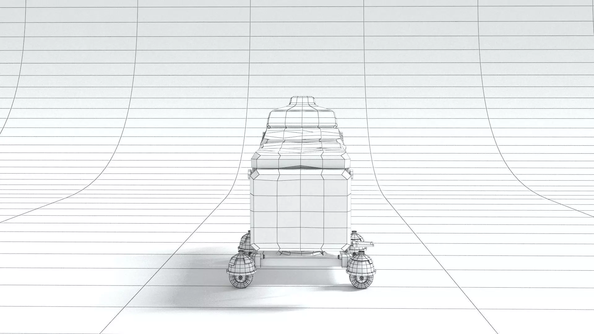 laos Hospital Bed 3D model_5