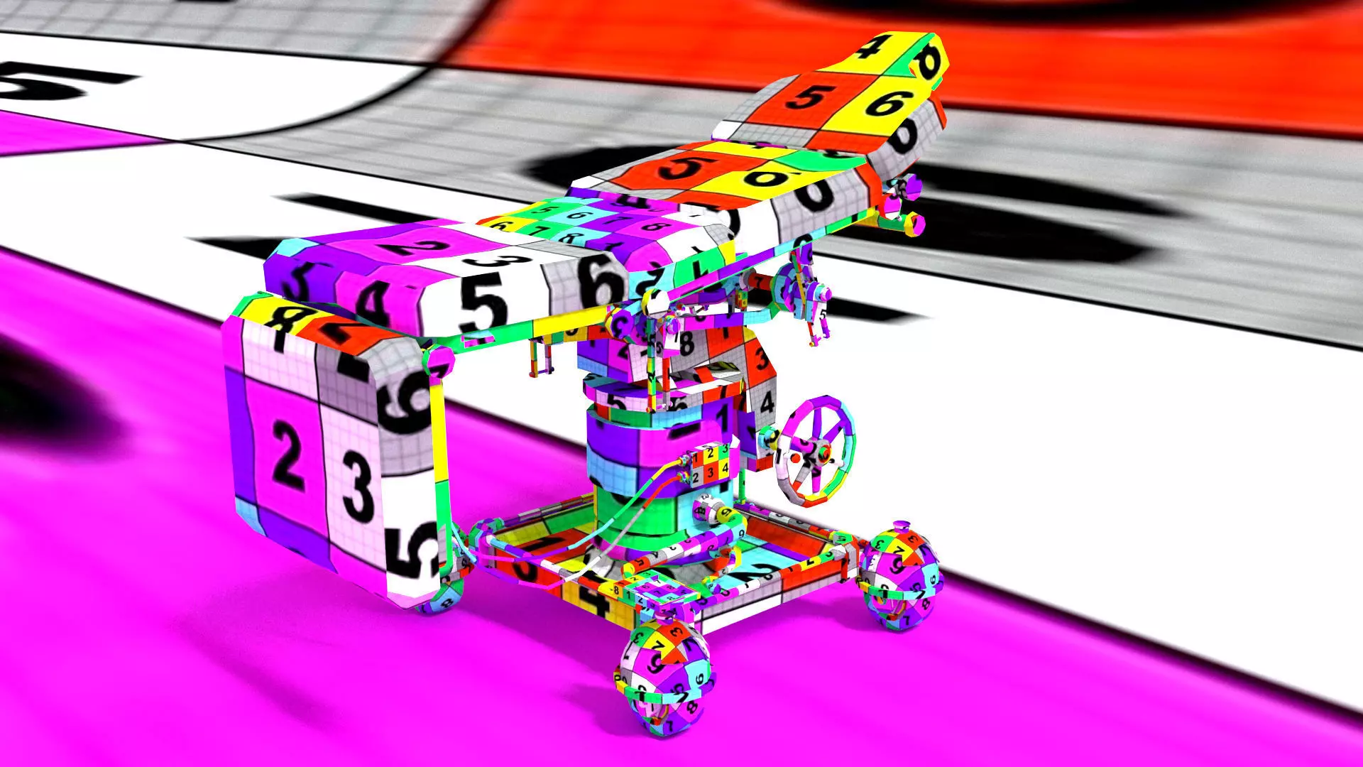 laos Hospital Bed 3D model_12