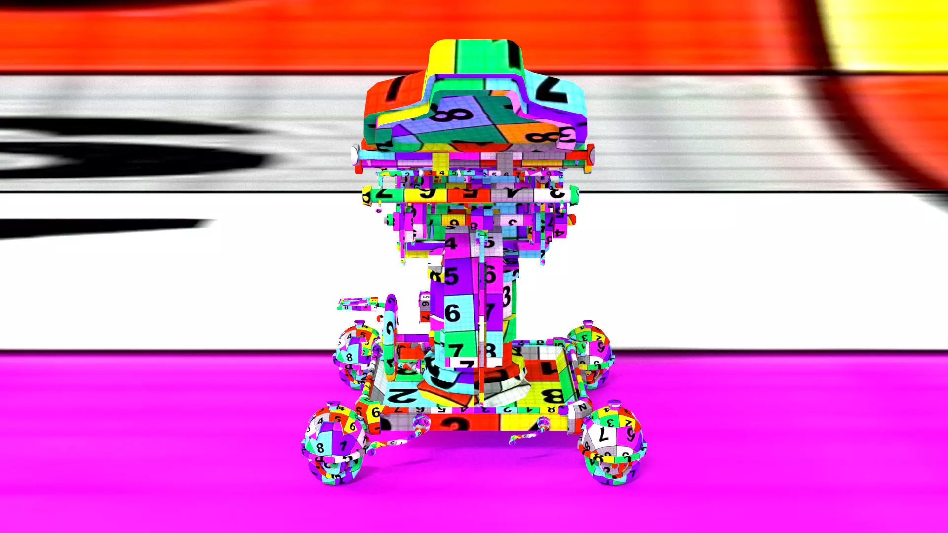 laos Hospital Bed 3D model_13