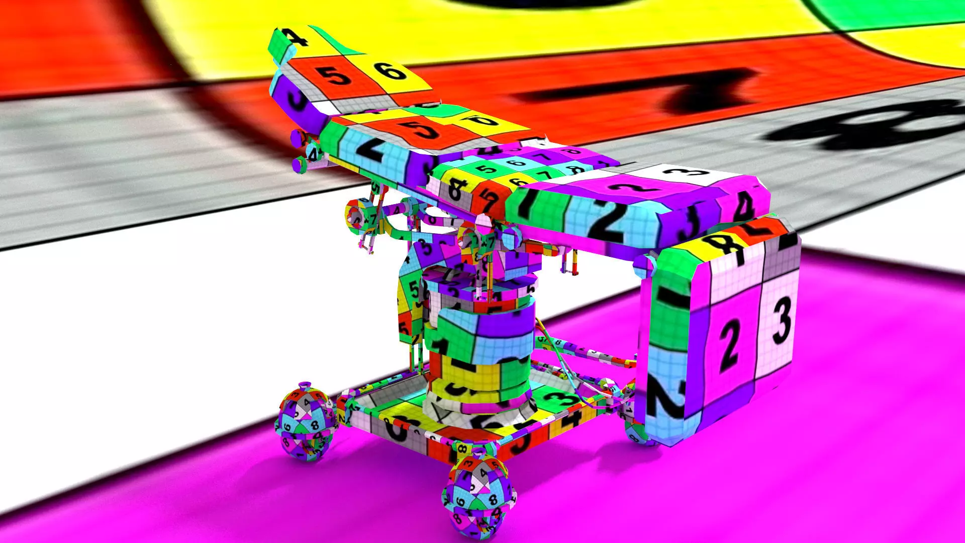 laos Hospital Bed 3D model_14