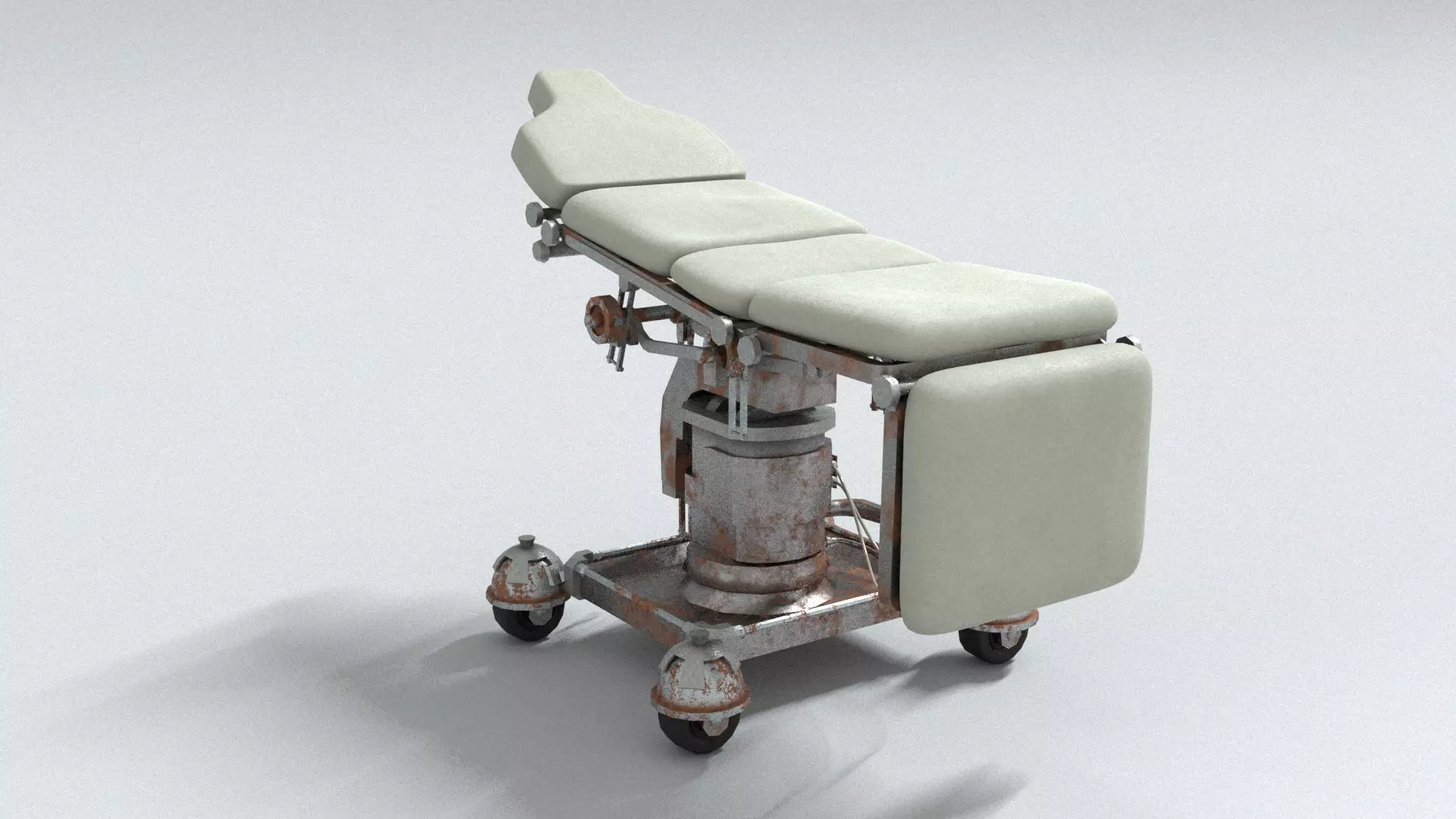 laos Hospital Bed 3D model_1