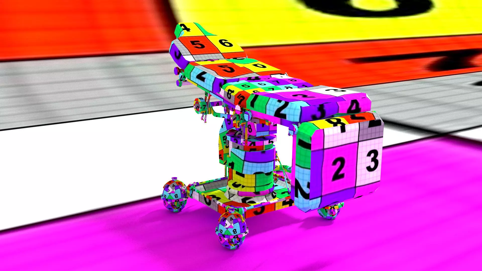 laos Hospital Bed 3D model_11