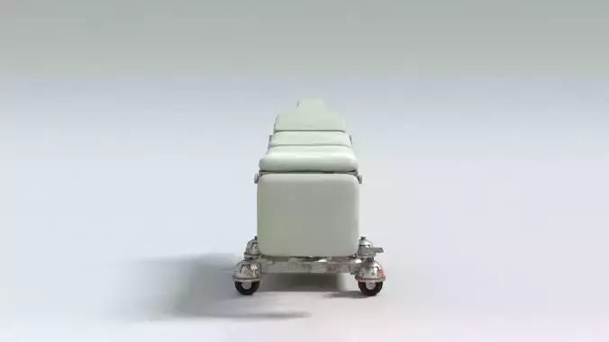laos Hospital Bed 3D model