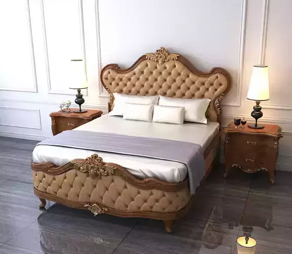 Classic European Style Bed Set 2