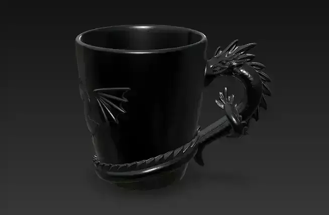 Halloween coffee cup for 3d print