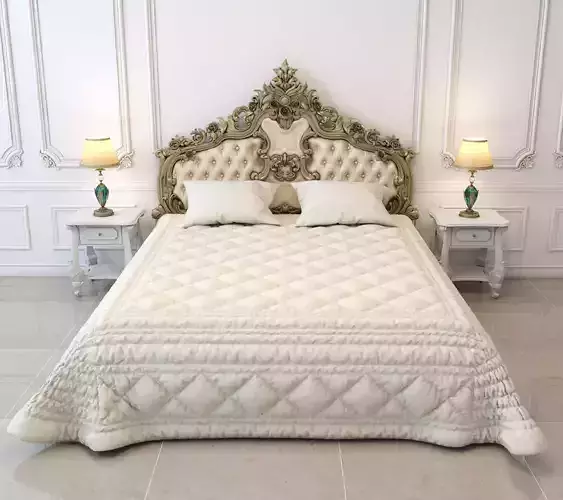 Classic European Style Bed Set 6