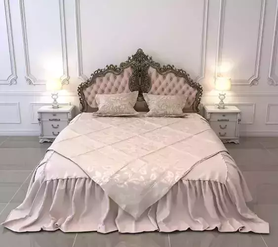 Classic European Style Bed Set 7