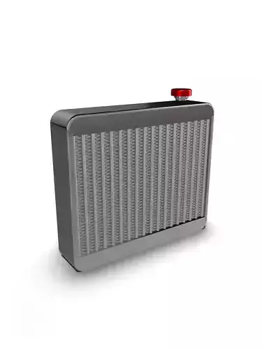 Alloy radiator and thermo fan assembly 118 scale