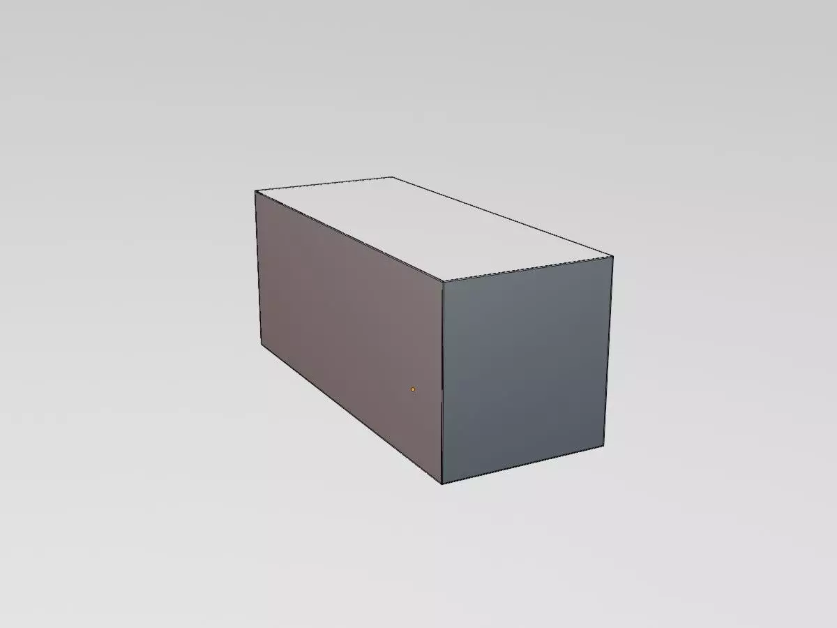 Rusty Freight-Container 20ft  Low-poly 3D model_12