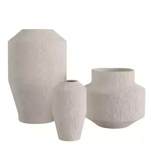 Set of 3 paper vases