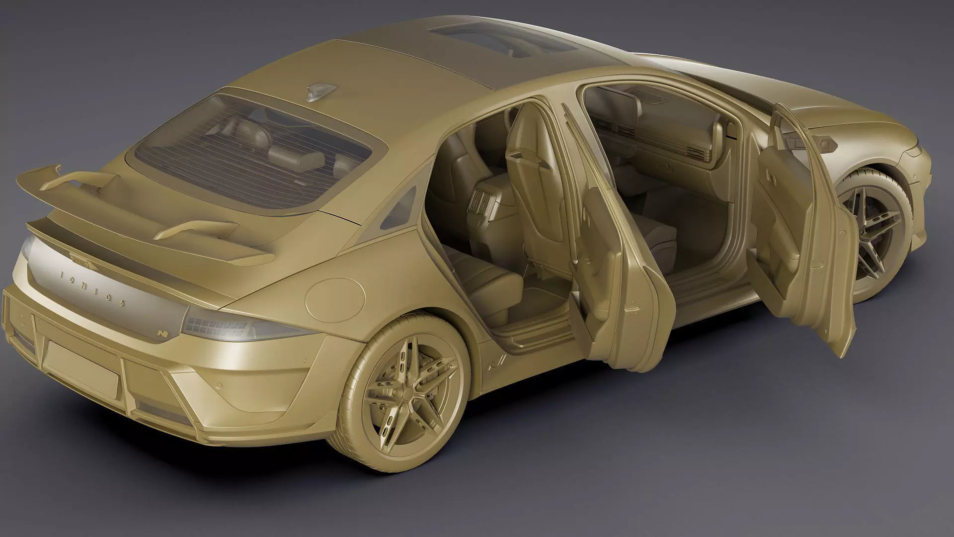 Hyundai Ioniq 6 N 2026 3D model_41