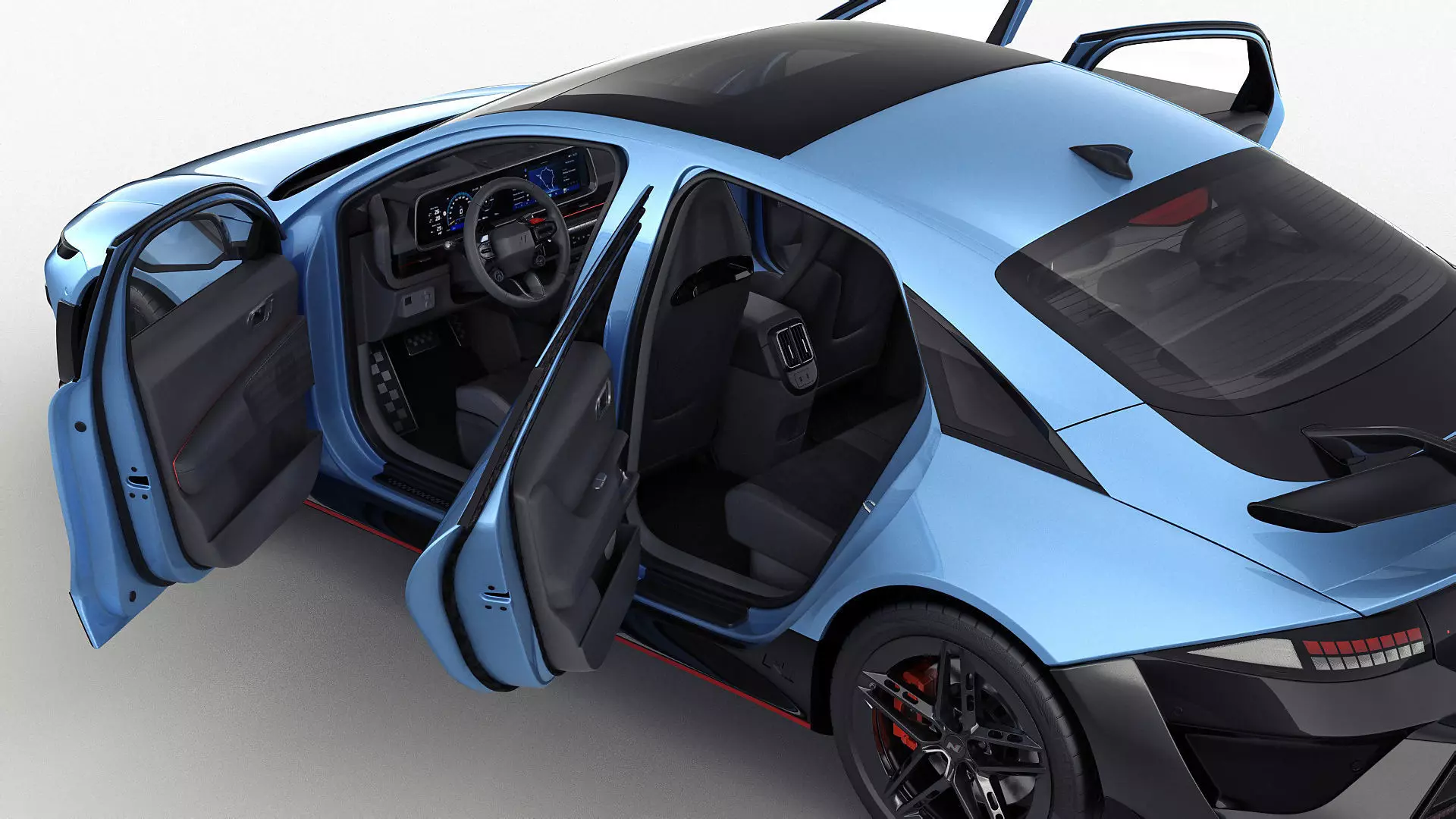 Hyundai Ioniq 6 N 2026 3D model_2