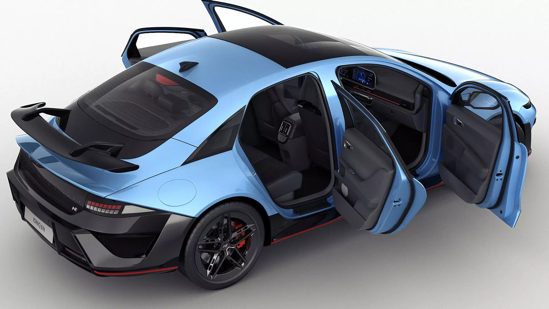 Hyundai Ioniq 6 N 2026 3D model_22