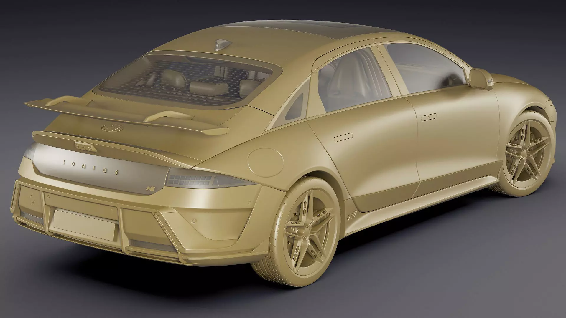 Hyundai Ioniq 6 N 2026 3D model_35
