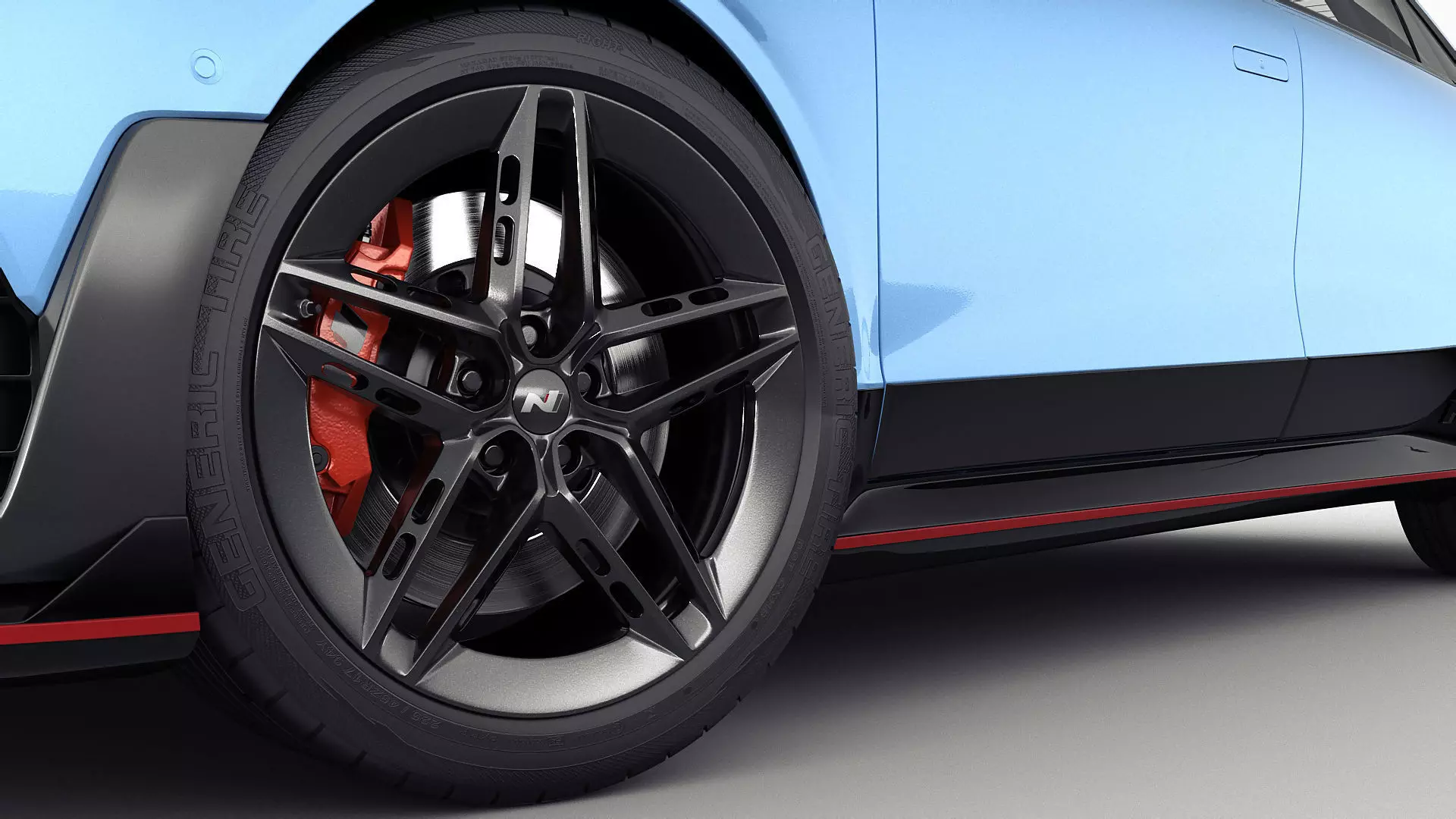 Hyundai Ioniq 6 N 2026 3D model_17