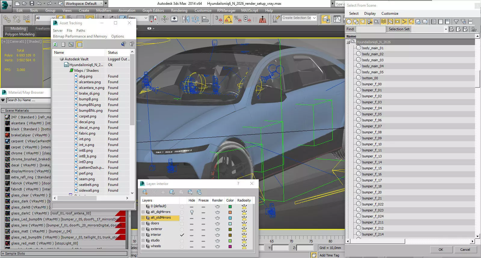 Hyundai Ioniq 6 N 2026 3D model_49