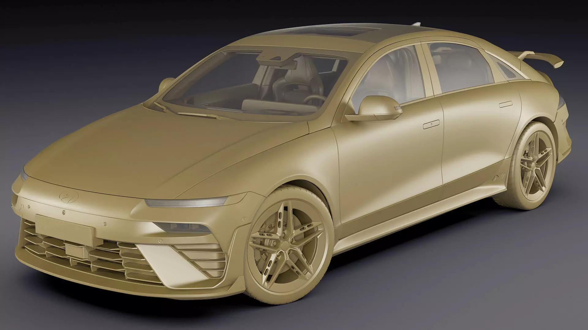 Hyundai Ioniq 6 N 2026 3D model_34