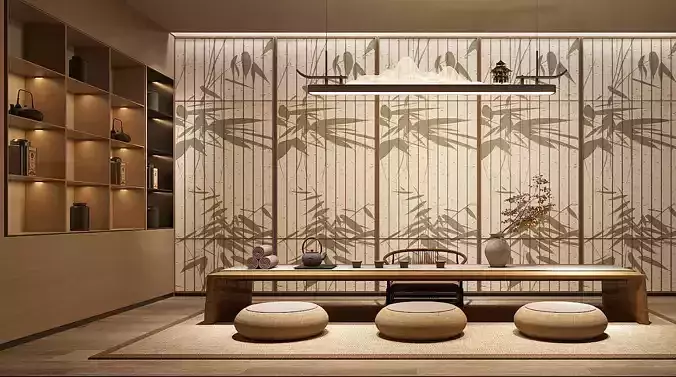 Chinese   style tea room