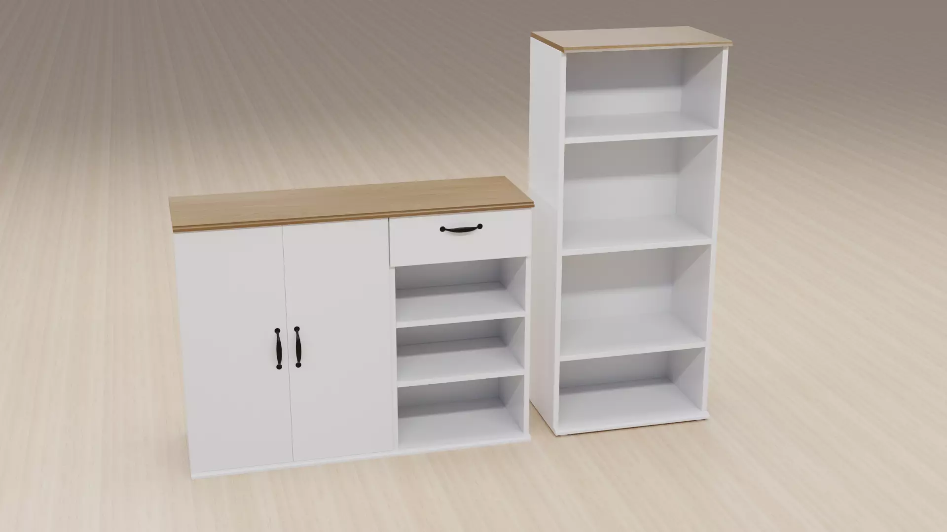 SKRUVBY IKEA Furniture Collection 6 Models Low-poly 3D model_10