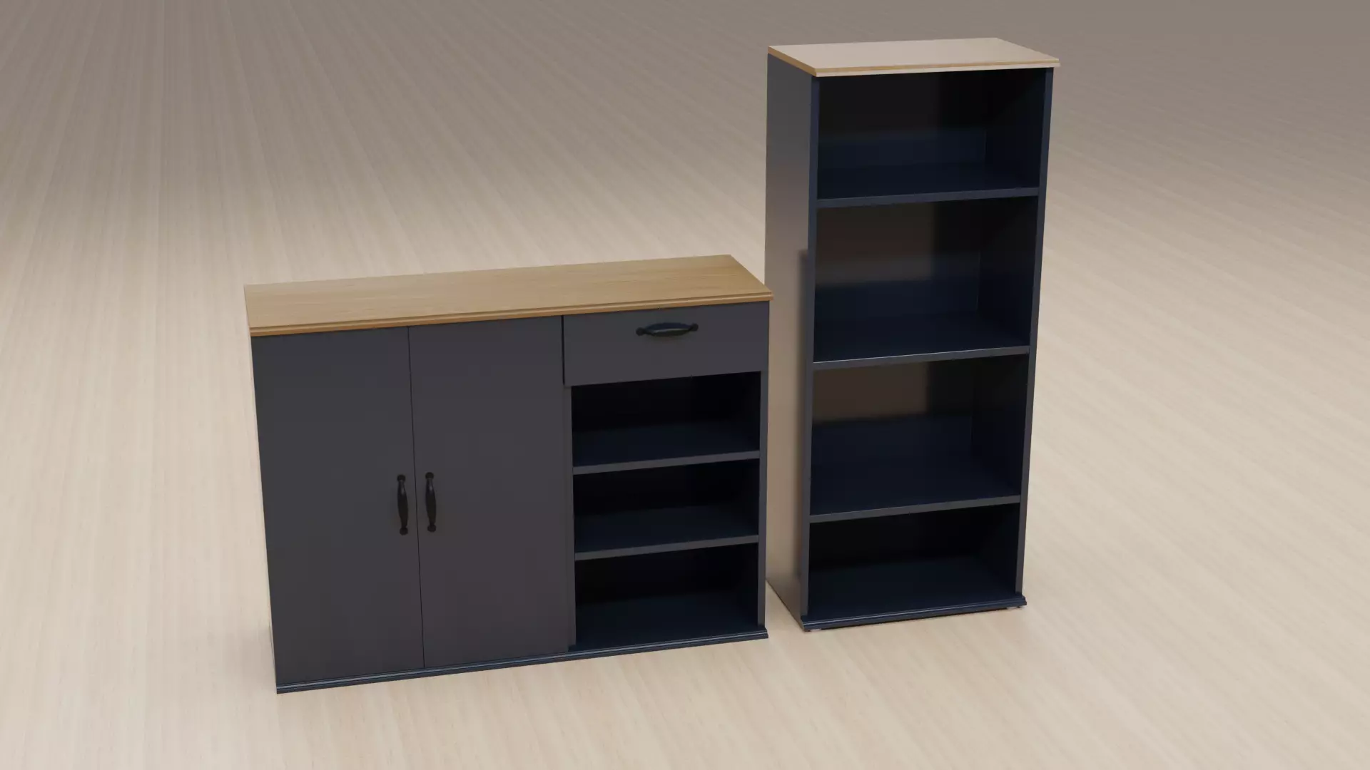 SKRUVBY IKEA Furniture Collection 6 Models Low-poly 3D model_13