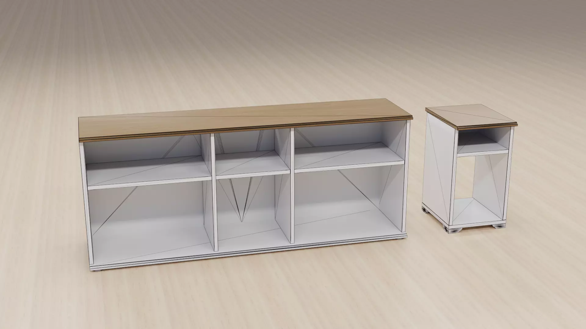 SKRUVBY IKEA Furniture Collection 6 Models Low-poly 3D model_18