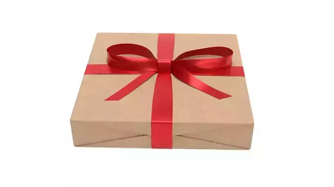 Wrapped Gift Box PBR 12