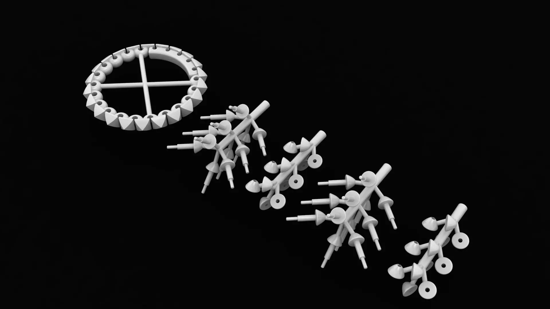 Clash de Cartier ring 3d print model 3D print model 3D print model_7