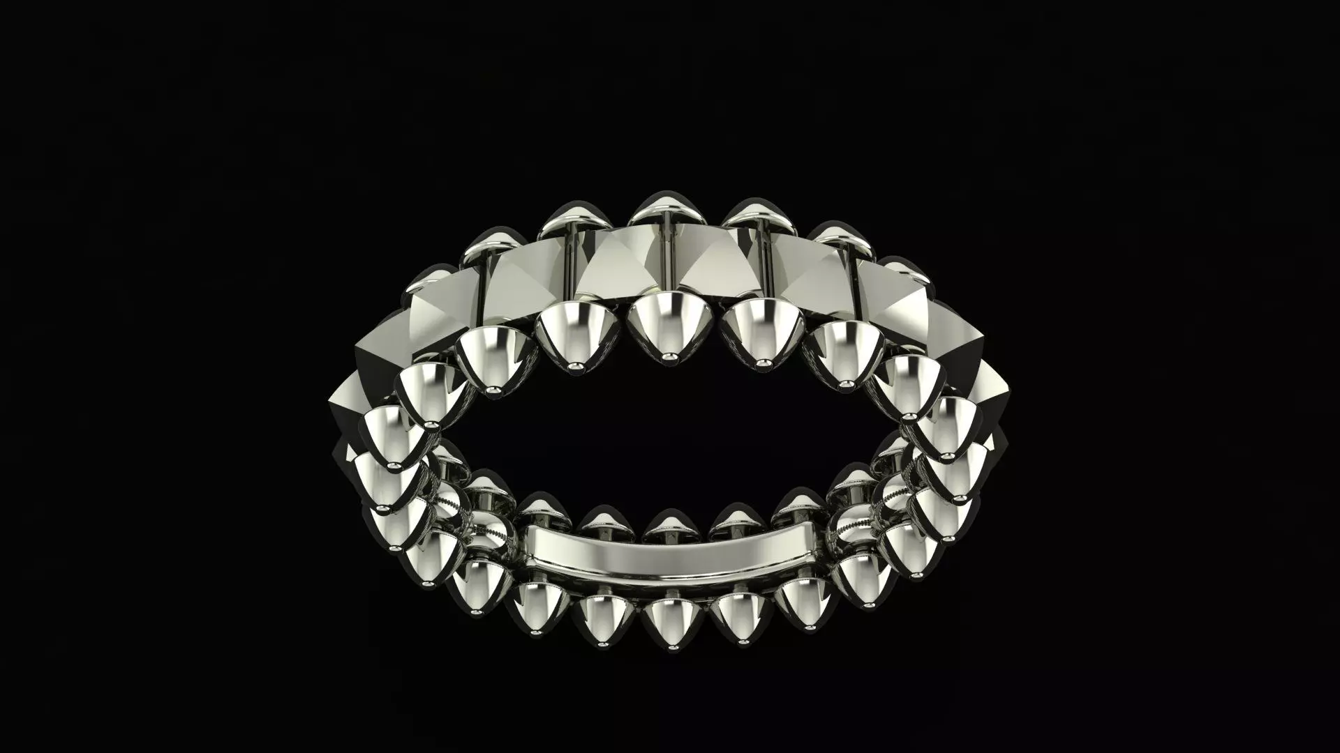 Clash de Cartier ring 3d print model 3D print model 3D print model_13