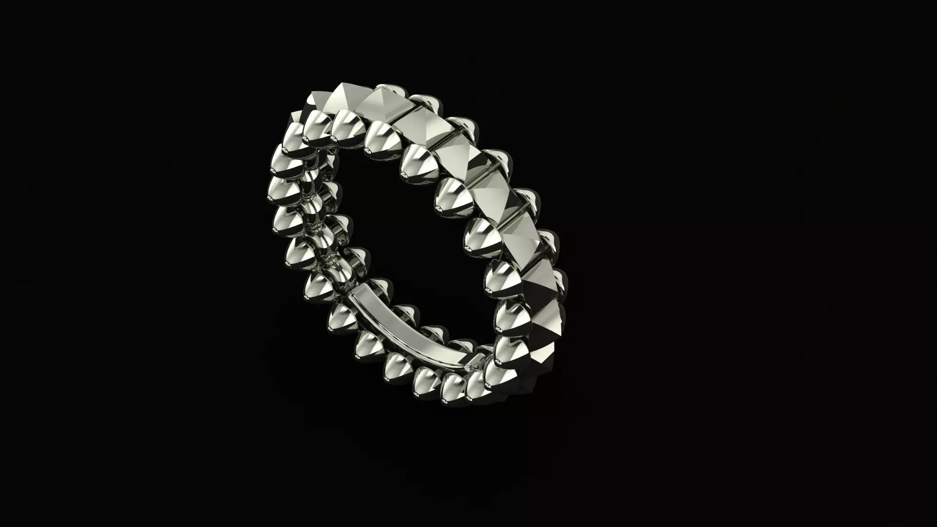 Clash de Cartier ring 3d print model 3D print model 3D print model_11