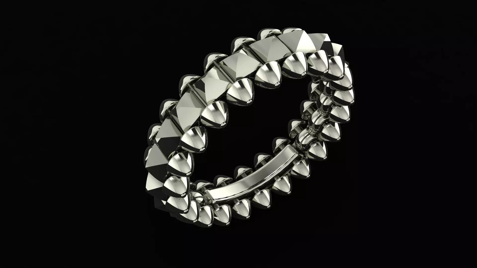 Clash de Cartier ring 3d print model 3D print model 3D print model_9