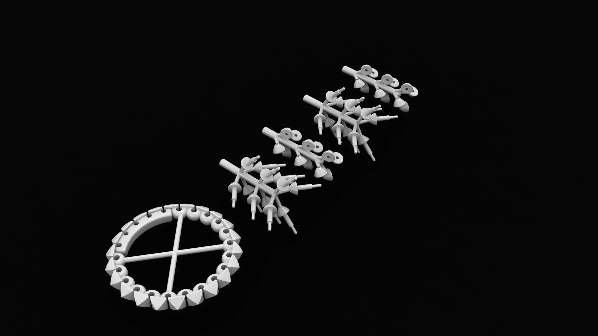 Clash de Cartier ring 3d print model 3D print model 3D print model_5