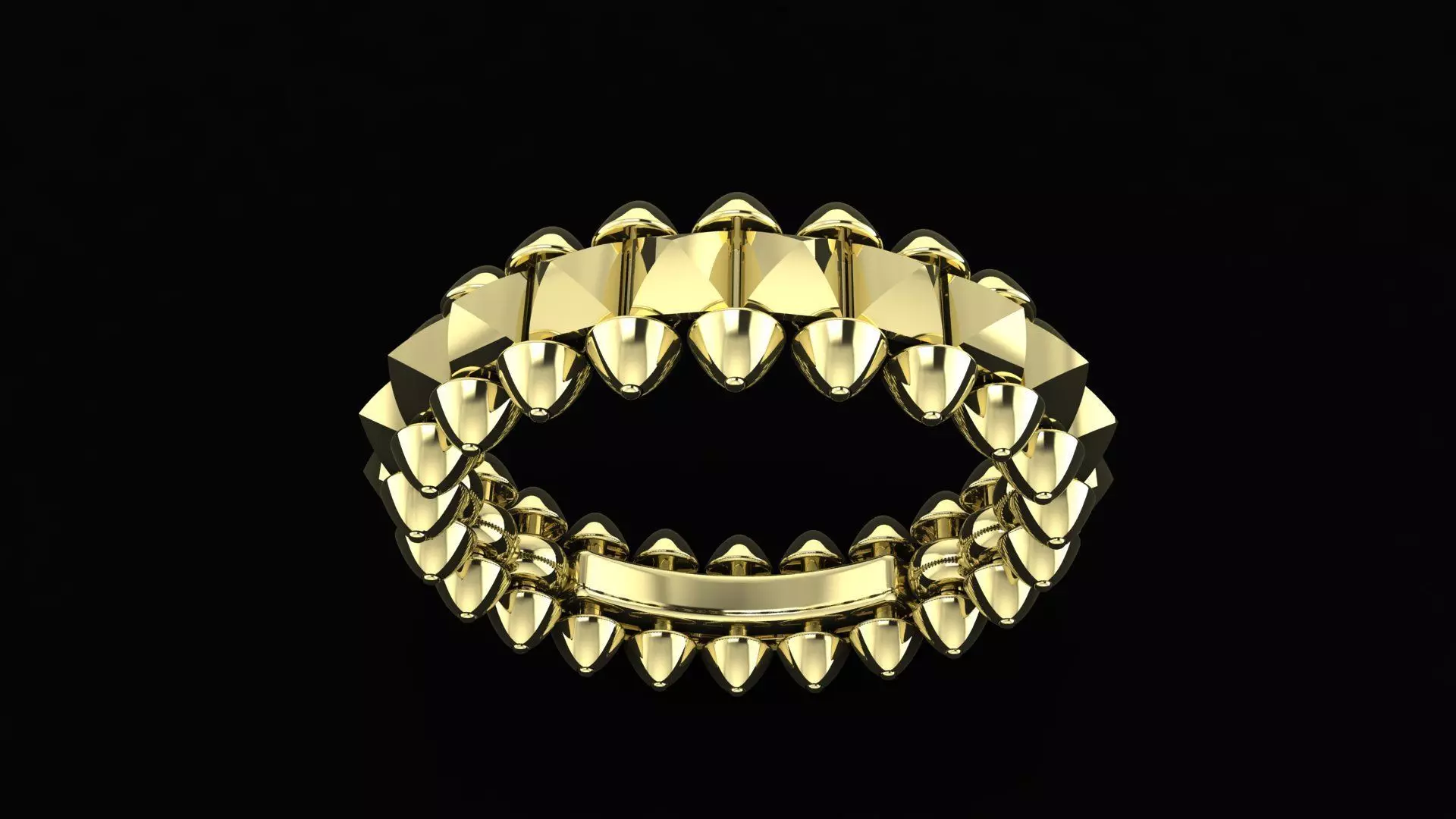 Clash de Cartier ring 3d print model 3D print model 3D print model_6