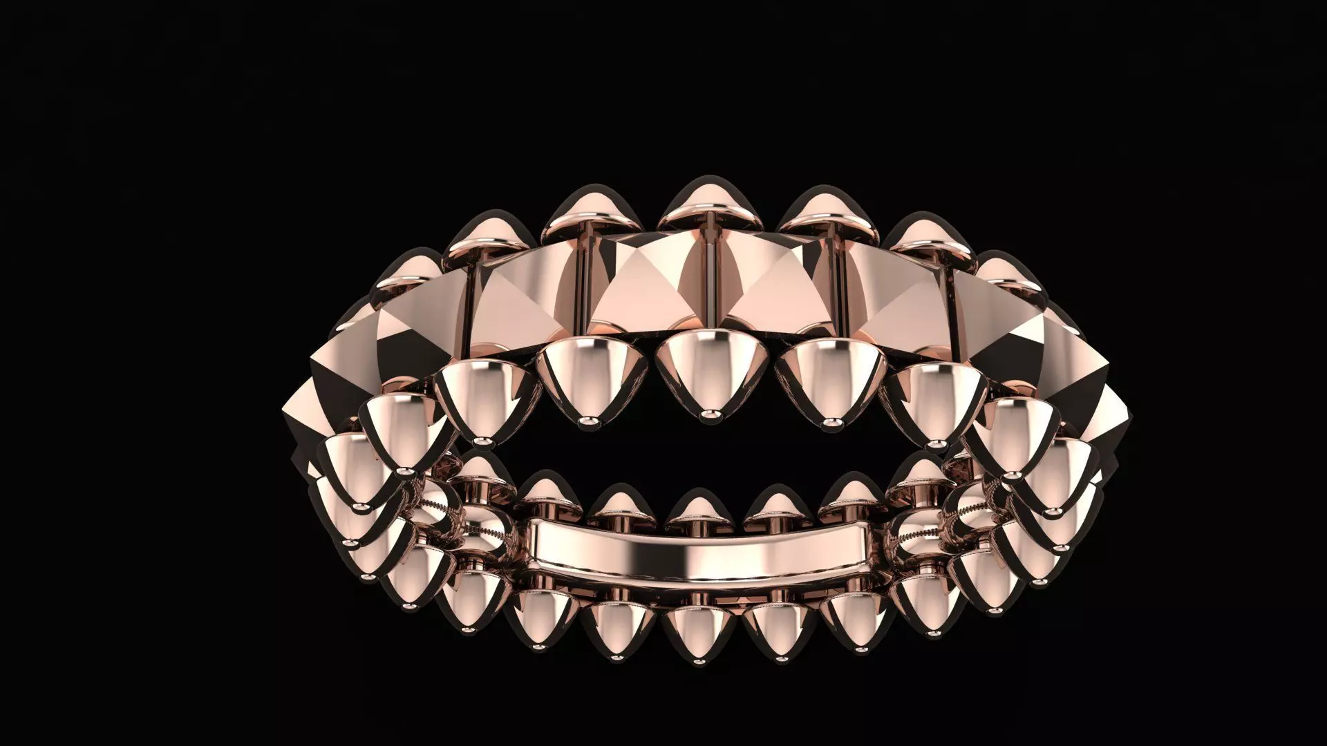 Clash de Cartier ring 3d print model 3D print model 3D print model_8