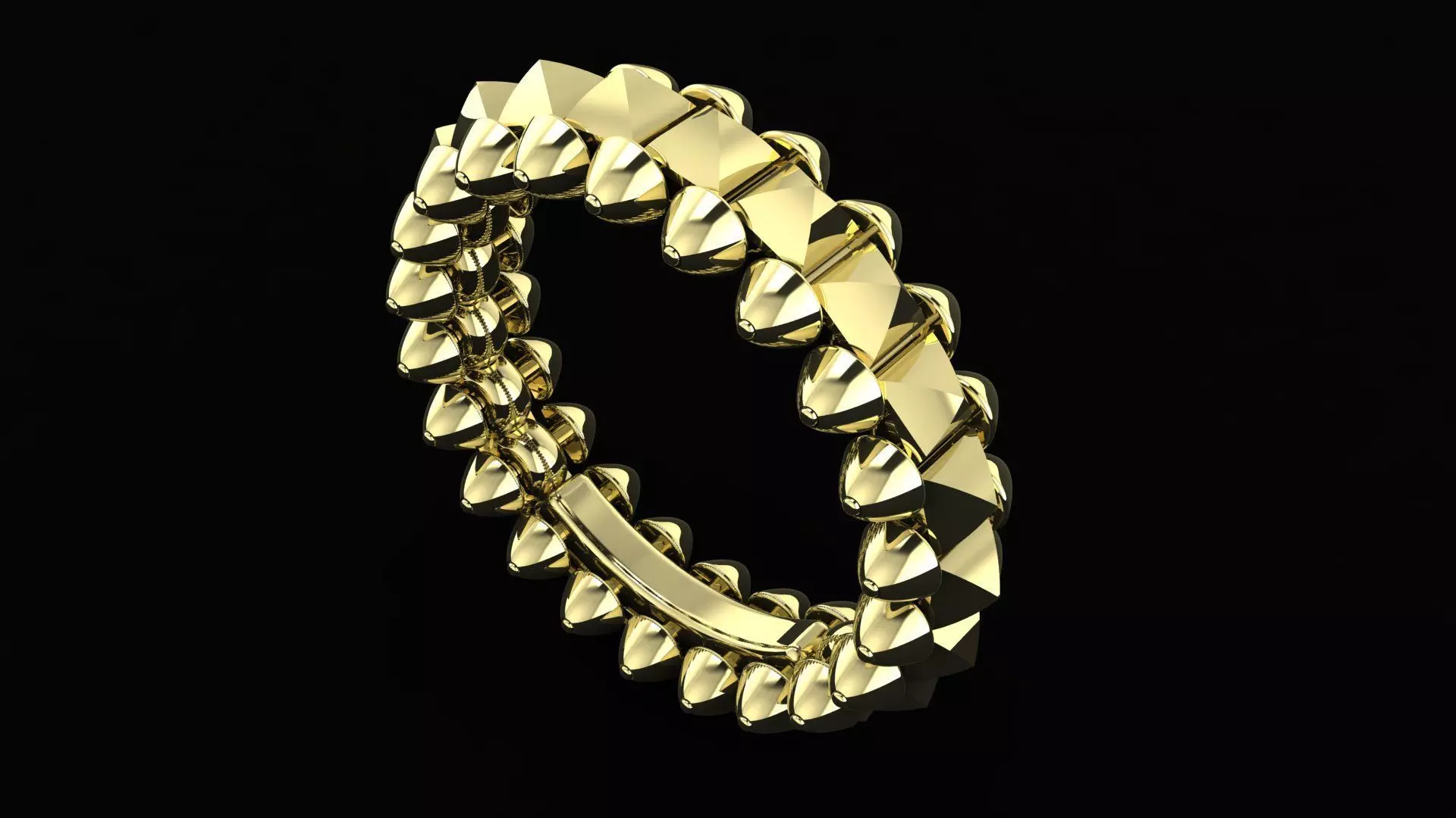 Clash de Cartier ring 3d print model 3D print model 3D print model_1