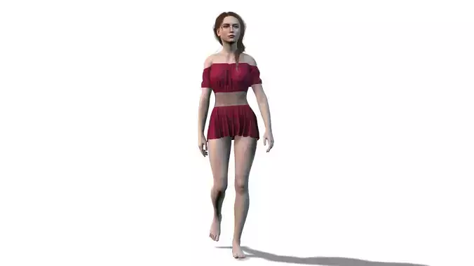 Beautiful Woman 3D Model