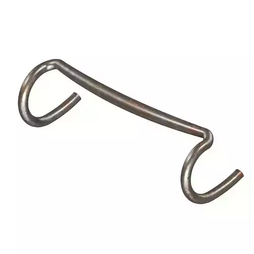 Rusty HandleBar Low-poly 3D model