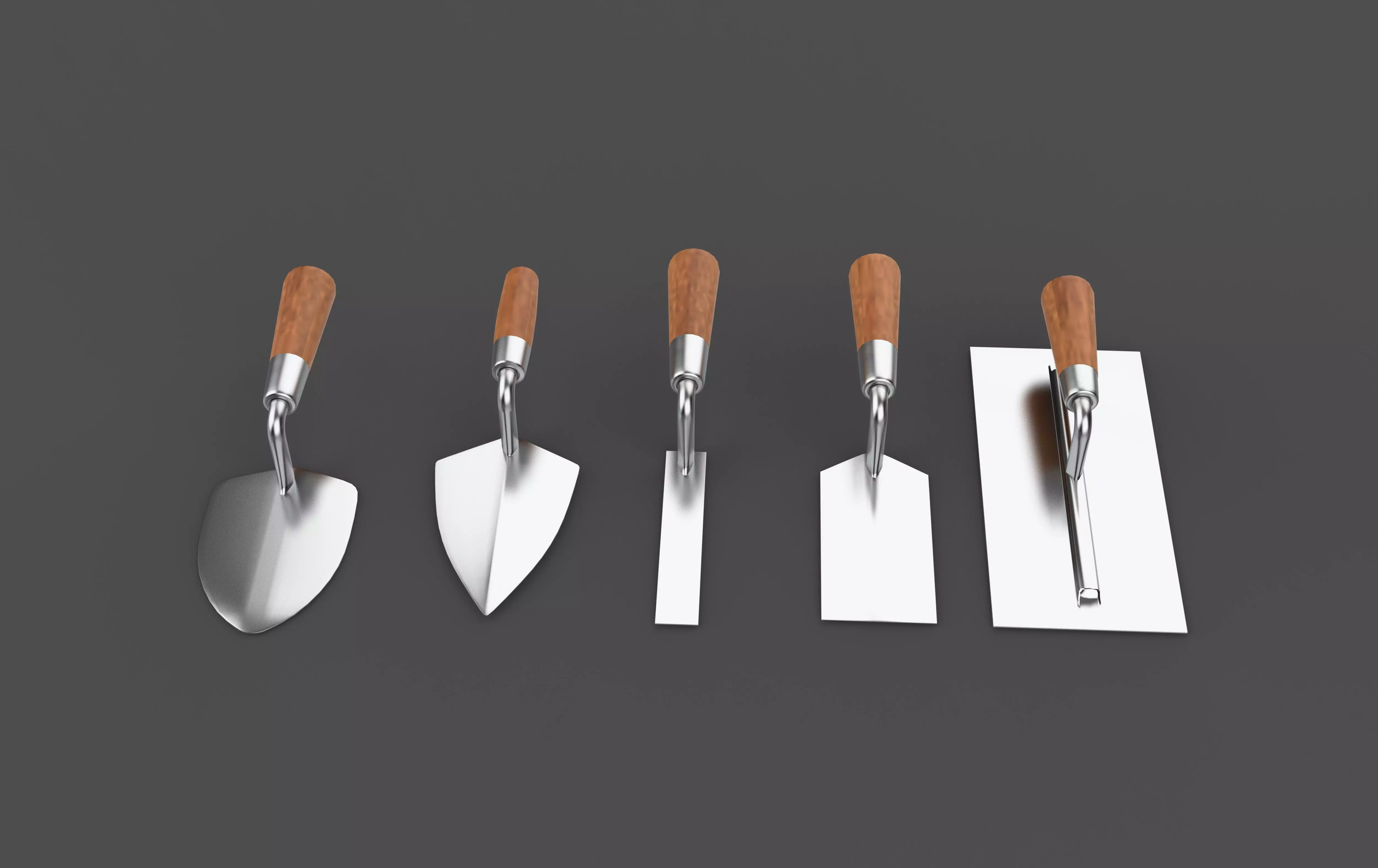 Masonry trowel 3D model_18
