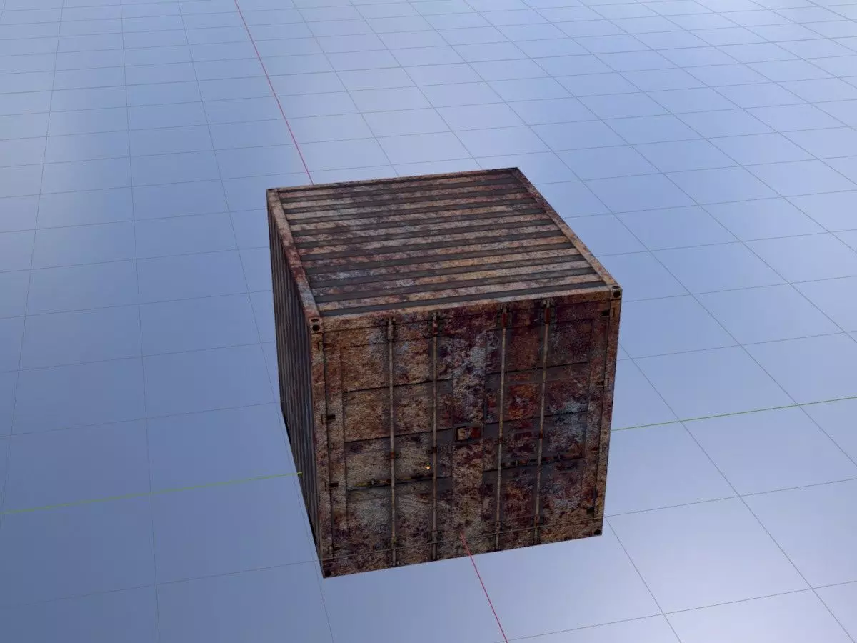 Rusty Cargo-Containers all Versions 3D Model Collection_66