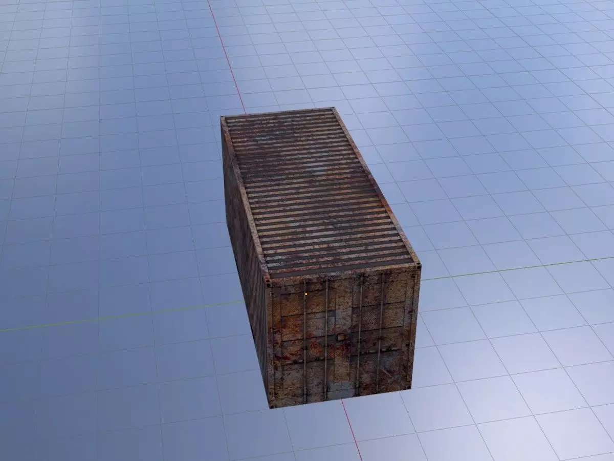 Rusty Cargo-Containers all Versions 3D Model Collection_64