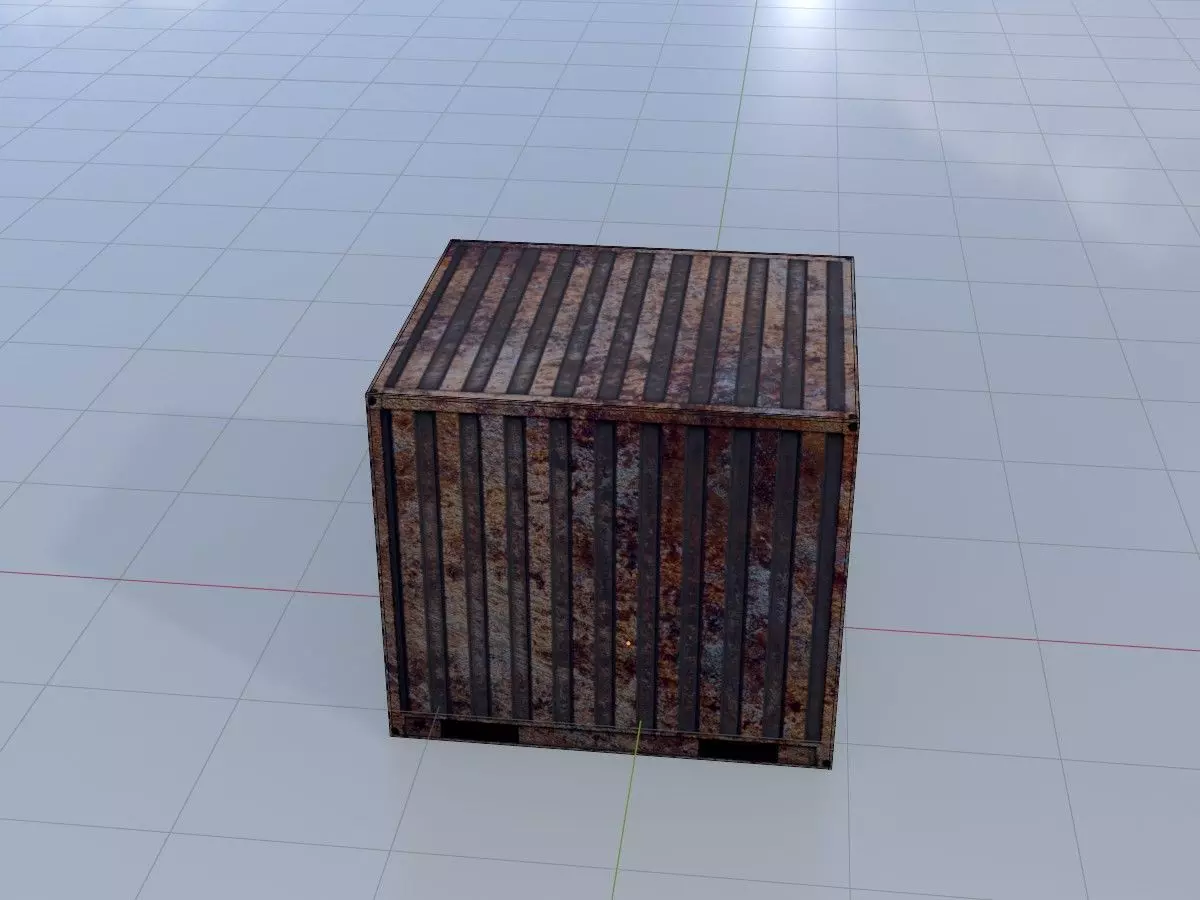 Rusty Cargo-Containers all Versions 3D Model Collection_30
