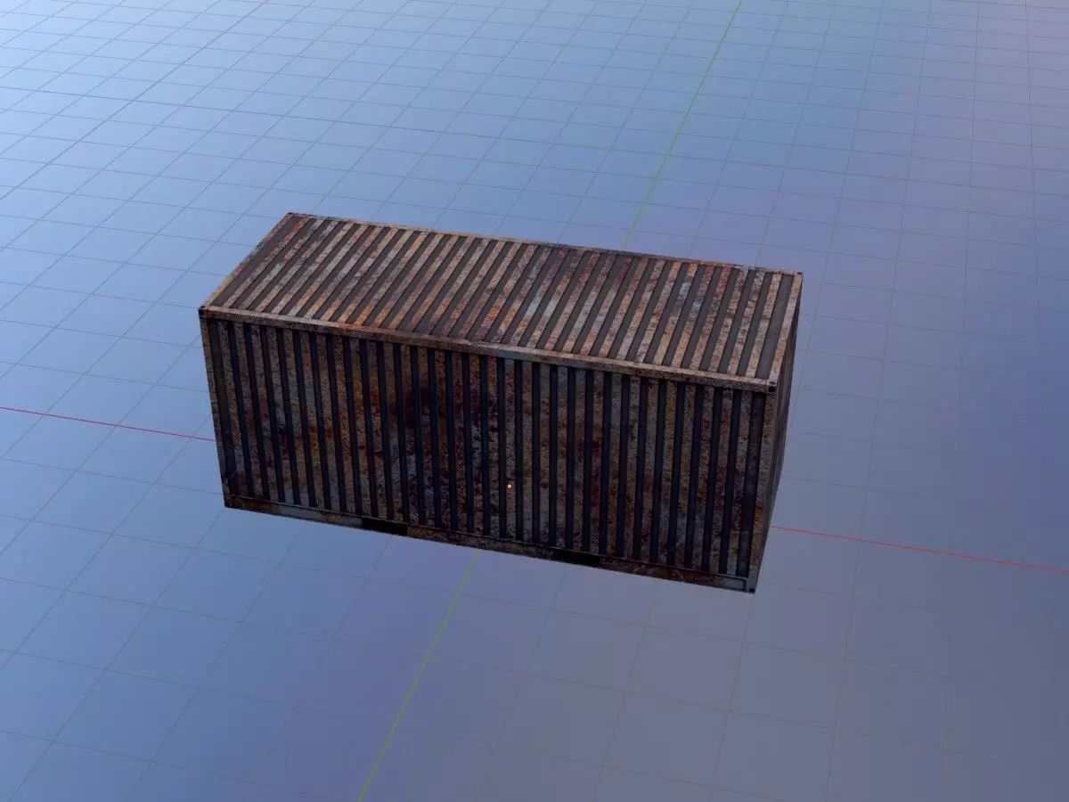 Rusty Cargo-Containers all Versions 3D Model Collection_68