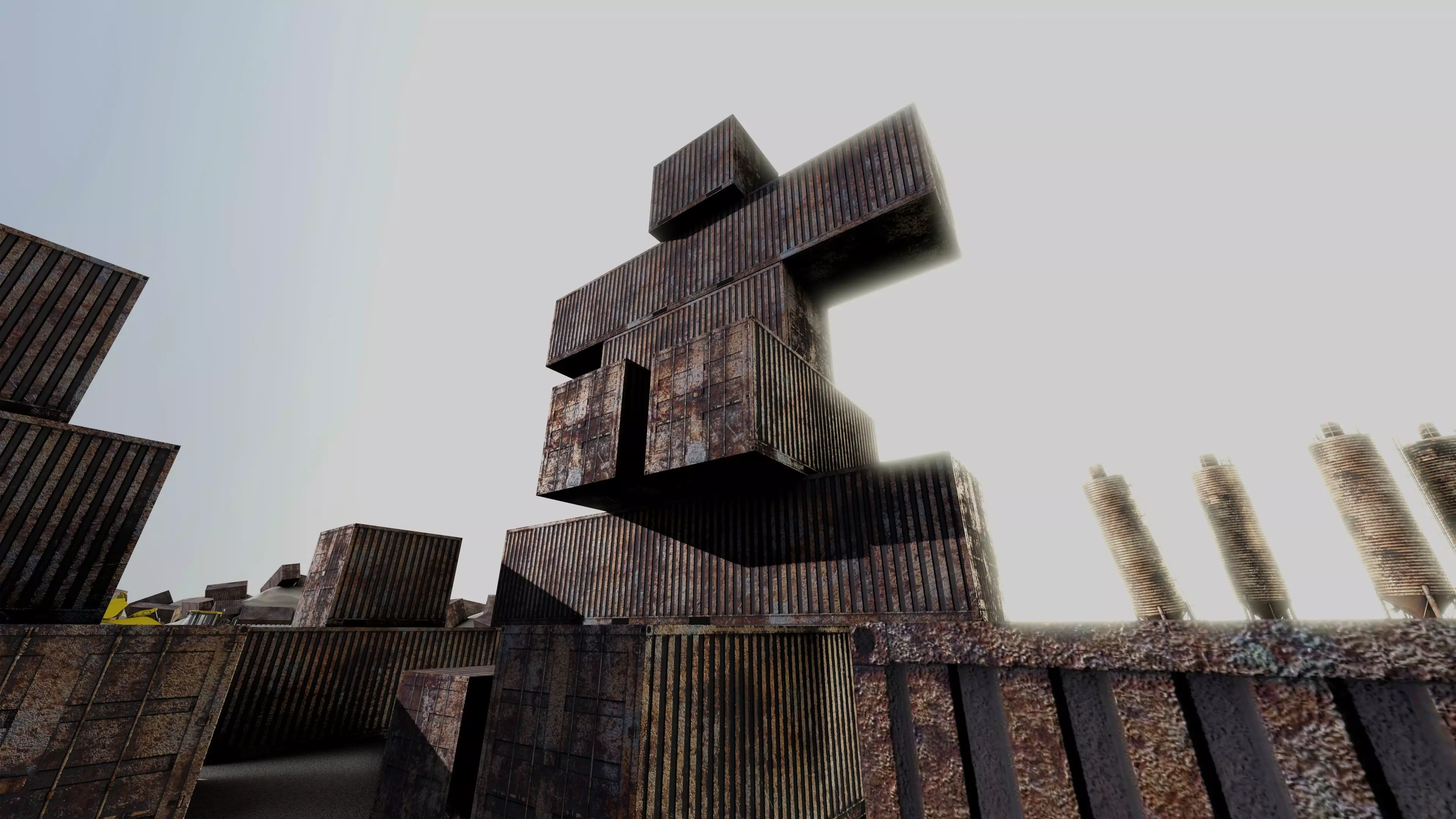 Rusty Cargo-Containers all Versions 3D Model Collection_0