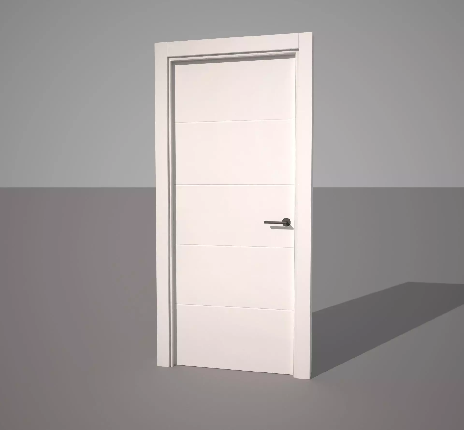 StandardDoor Free low-poly 3D model